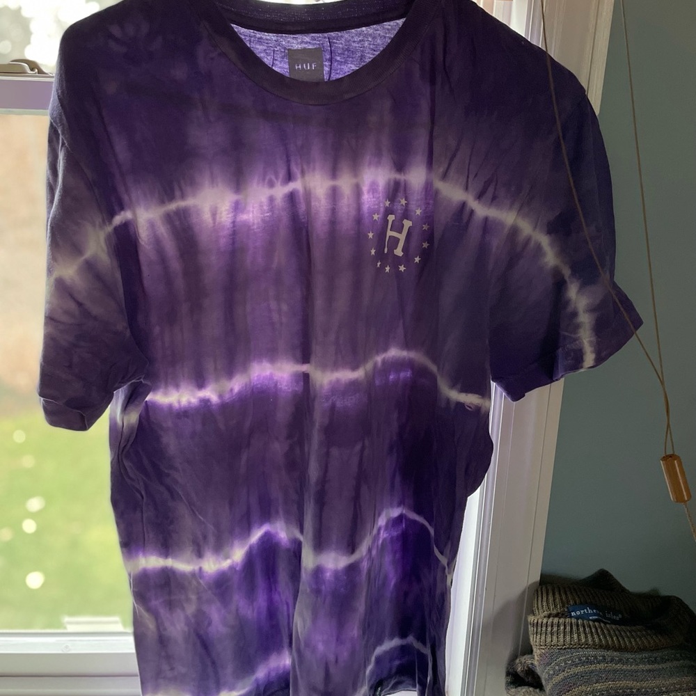 HUF Deep Dive Tie-Dye T-shirt Men’s Size: Large